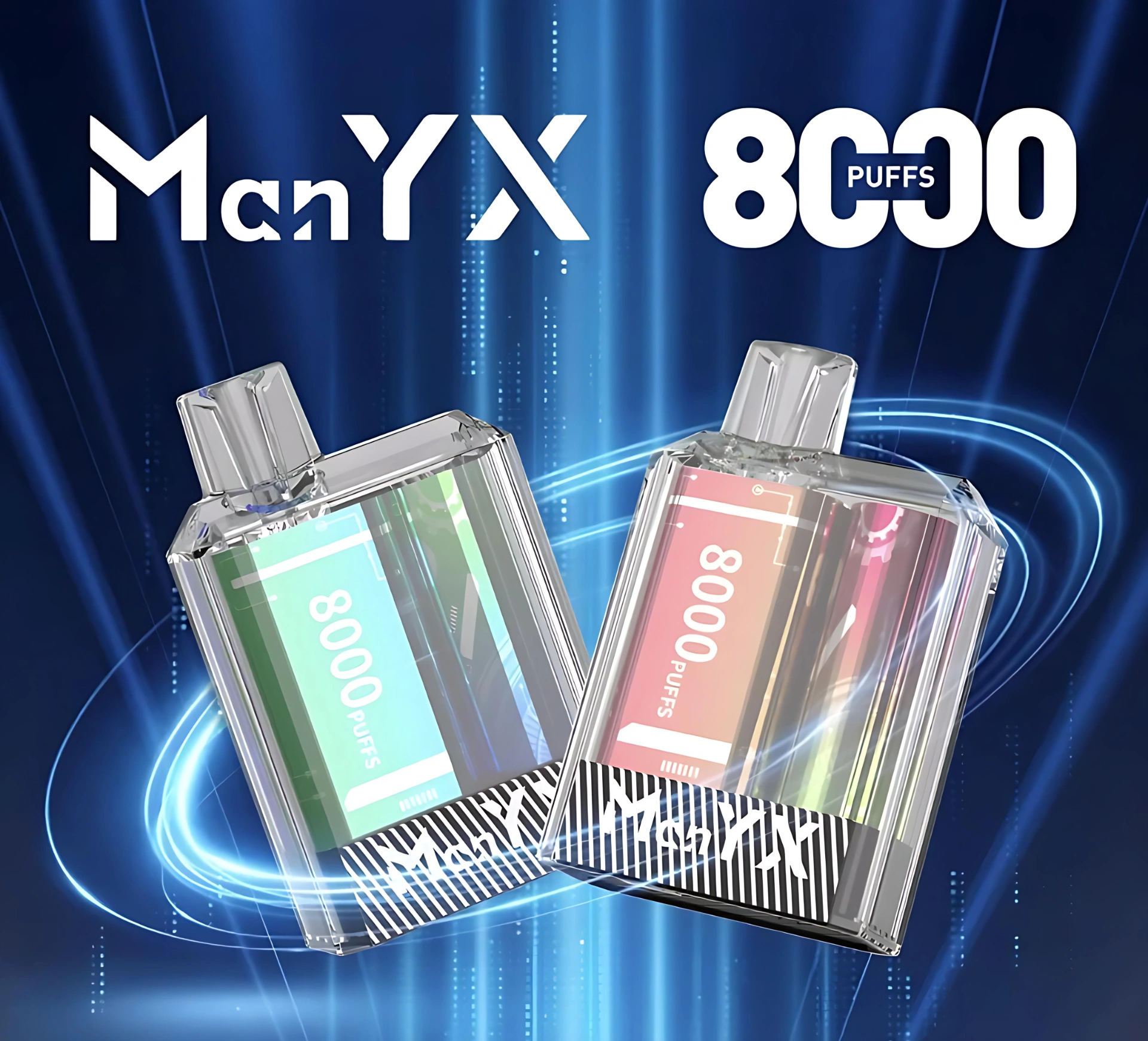 ManYX 8000口拋棄式電子煙 滿意熊一次性煙桿 超長續航 多口味選擇 現貨 產品圖片 3